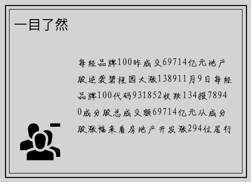 一目了然